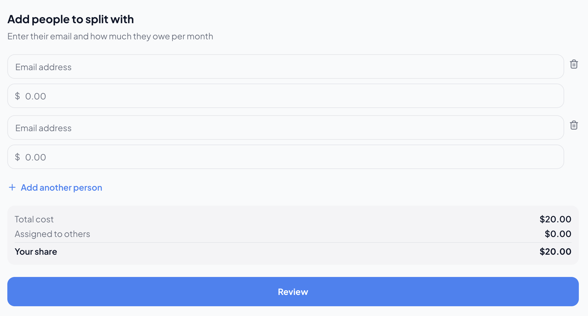 SplitSub — Split Subscriptions With Friends